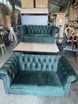 Chesterfield set 4 fotolii 2 canapele