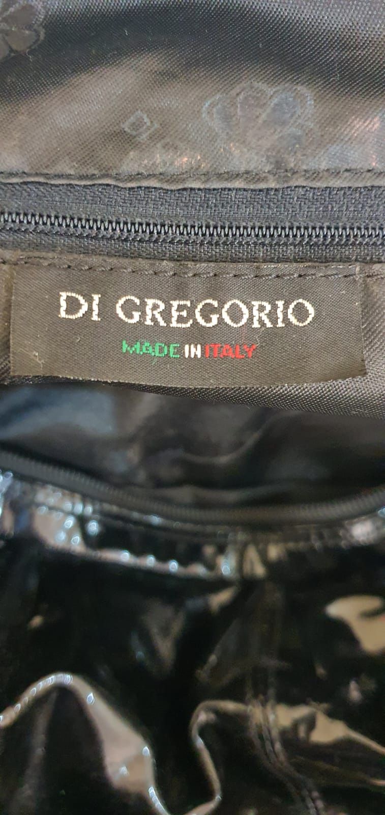 Италия, лаковая сумка, бренд DI GREGORIO