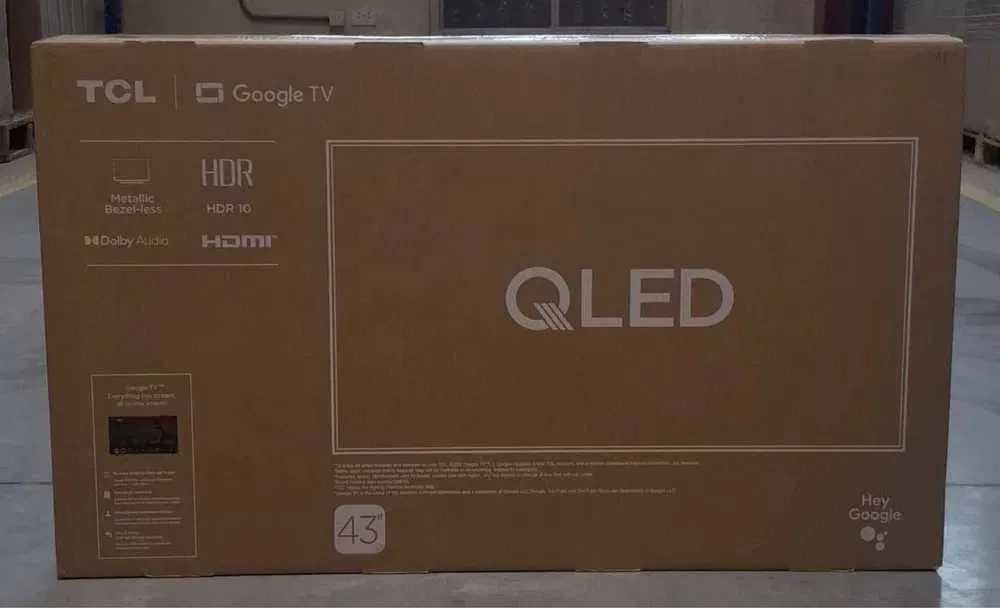 Телевизор TCL 50,55 4k Smart Google TV 2025 новый модель + доставка