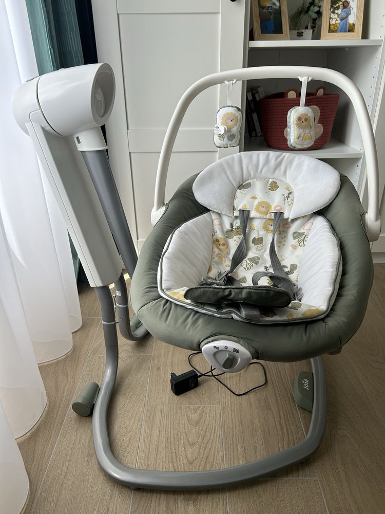Leagan si balansoar rotativ pentru copii JOIE Serina 2 in 1