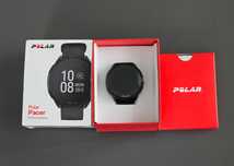 Ceas smartwatch Polar Pacer Night Black, nou