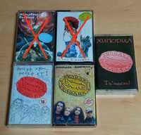 Аудио касети с автографи на рок група Хиподил