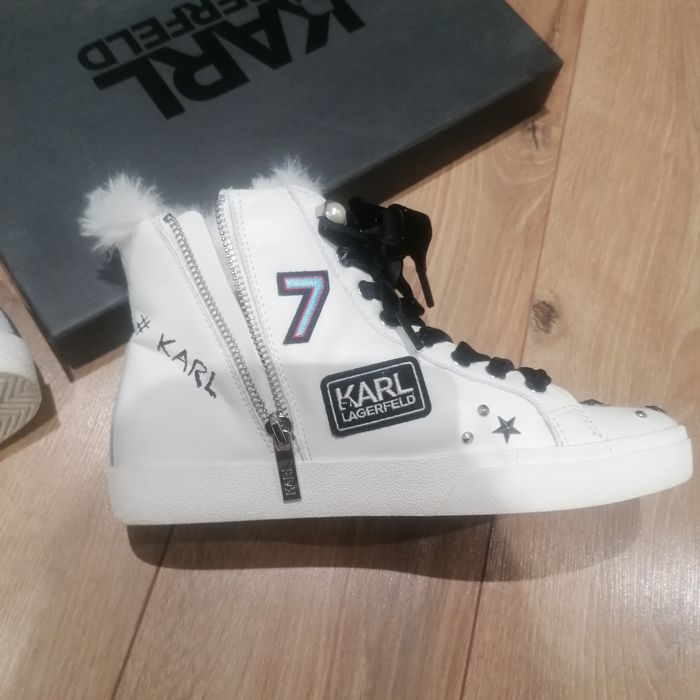 Sneakers Karl Lagerfeld imblaniti nr 38 piele naturala