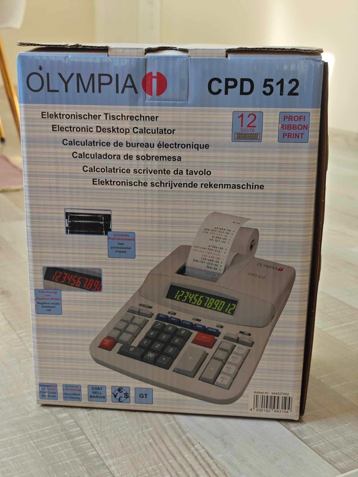 Olympia CPD 512 Печатащ настолен калкулатор