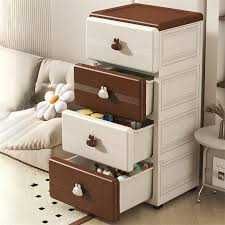 пластиковый детский комод с пятью выдвижными ящиками Размеры: 83x35x34