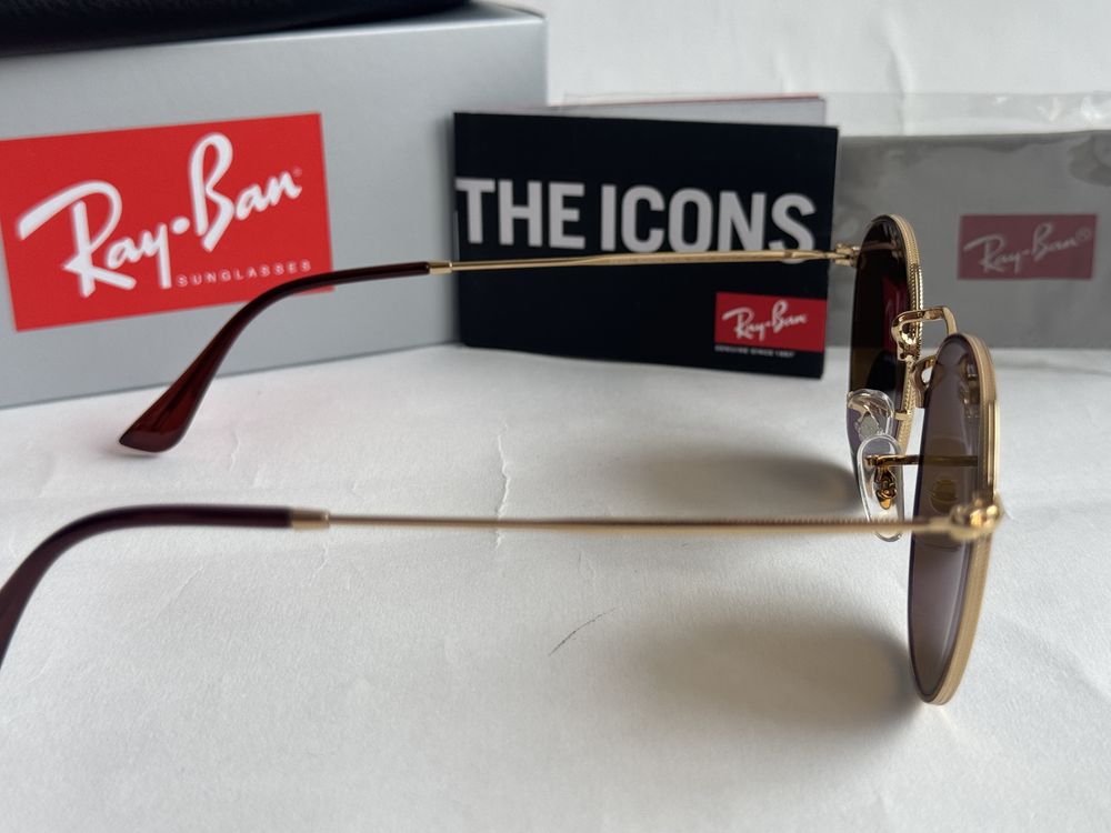 Ochelari de soare RAY BAN 3447 Round Metal Polarizati Noi