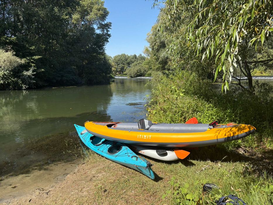 Надуваем каяк ITIWIT/TRIBORD 100, двуместен