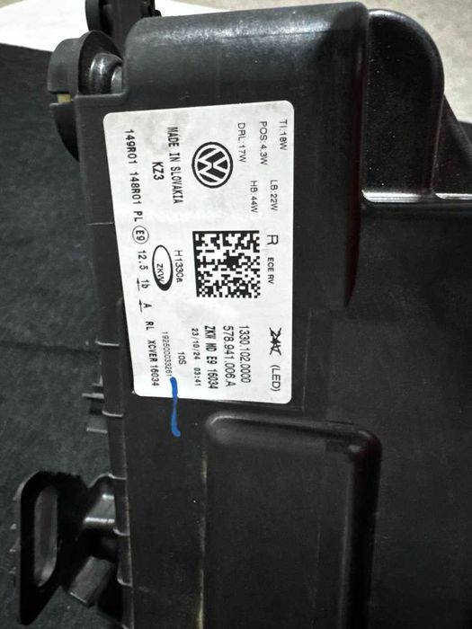 Far dreapta LED Seat CUPRA TERRAMAR cu volan stanga 578941006A