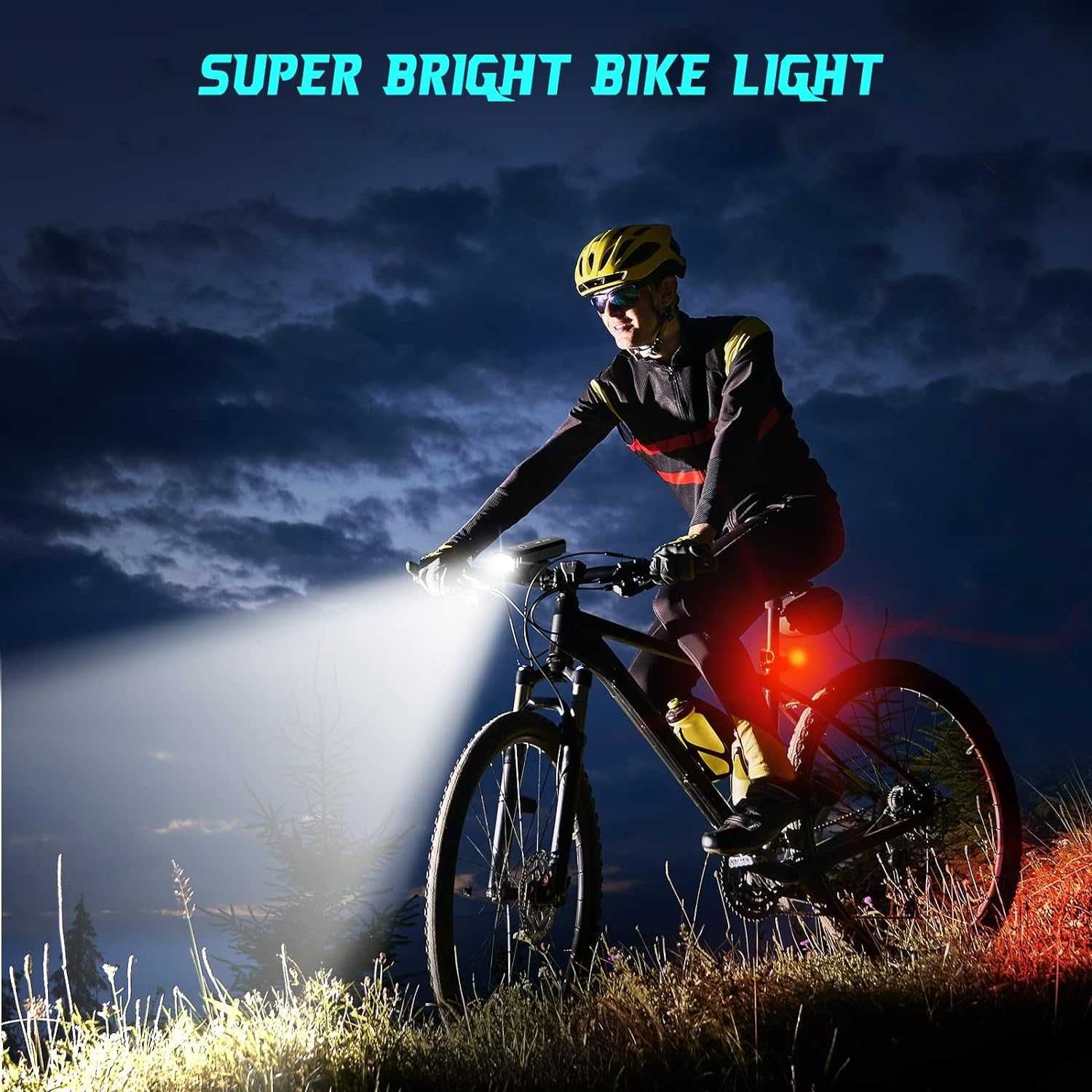 +CADOU Set far + stop LED bicicleta/trotineta IPSXP