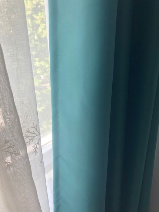 Draperii turcoaz inchis, blackout, elegante