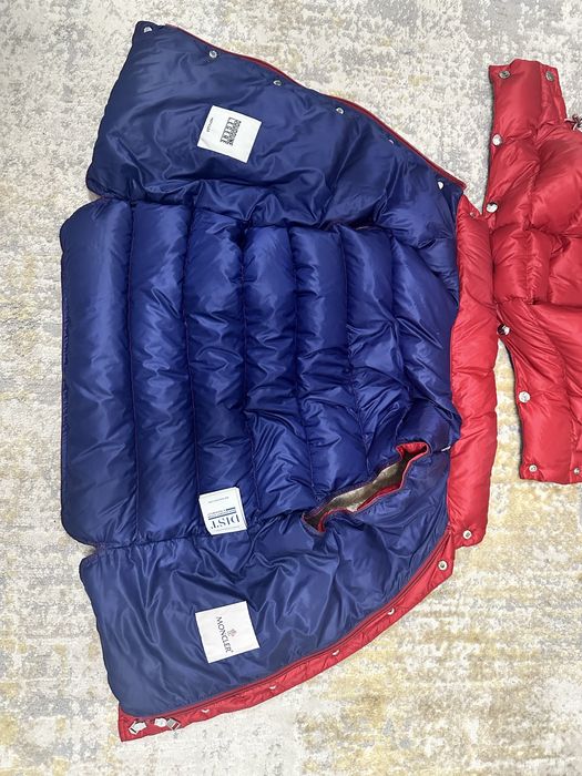 Vesta Moncler roșie originală, măr. 0 (XS-S)