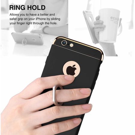 Husa pentru Apple iPhone 6 Plus / 6S Plus, GloMax 3in1 Ring PerfectFit