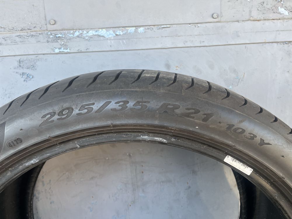 4 бр. гуми спорт пакет 265/45/21 и 295/35/21 Pirelli DOT 0120 4,5-5 mm