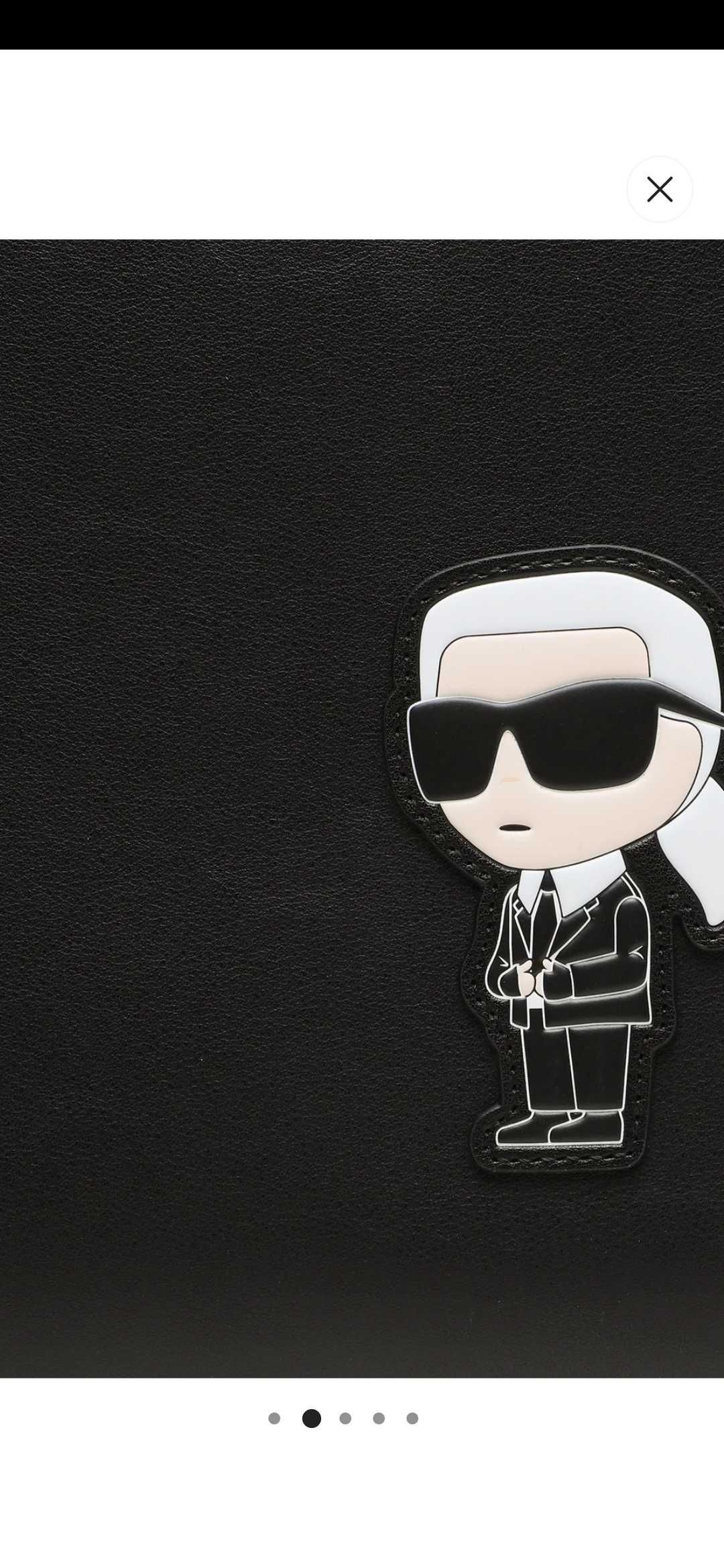 Karl lagerfeld,  ест.кожа, оригинална чисто нова