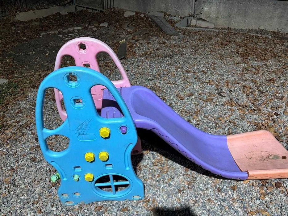 Детская горка + Машина