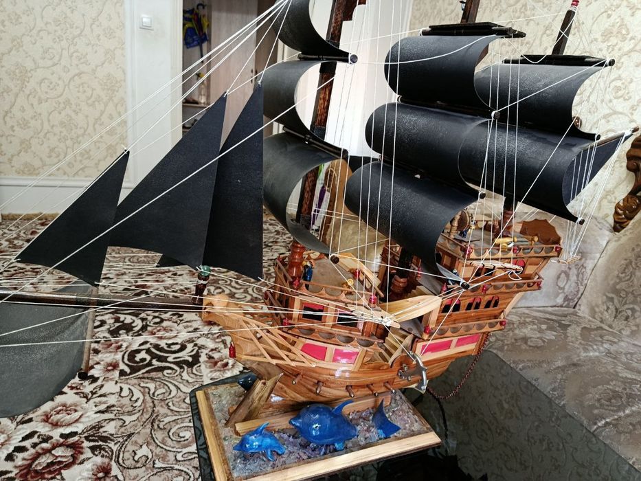 Карабыл пиратов. Ручная работа