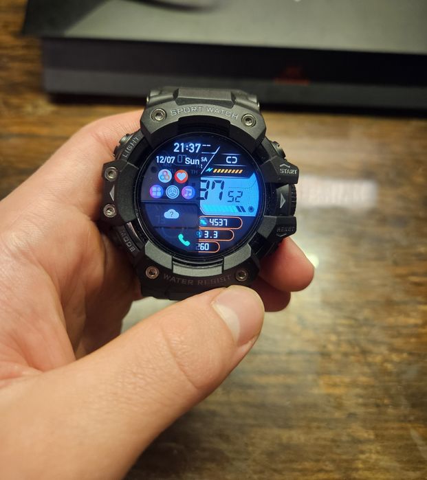 Масивен Military Smart Watch – Чисто Нов, Обаждания, Водоустойчив