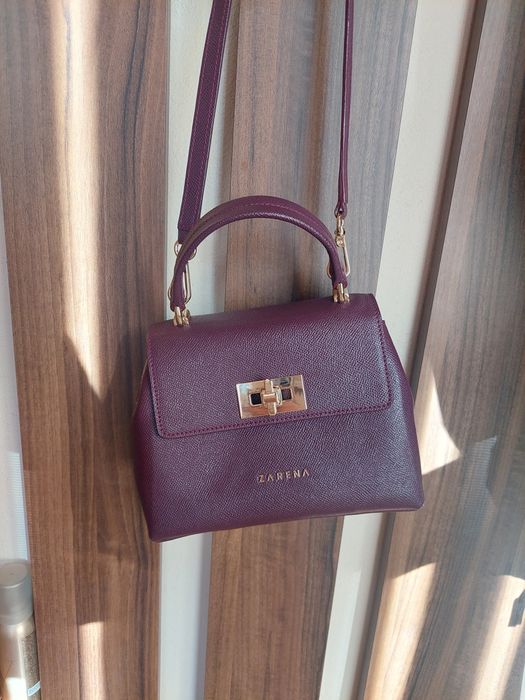 Естествена кожа чанта ZARENA