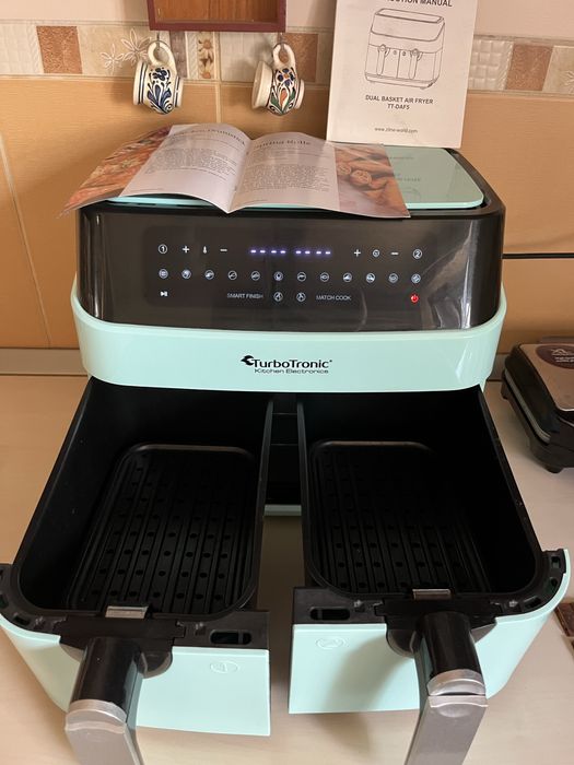 Friteuza dubla cu aer cald TurboTronic XXL TT-DAF5