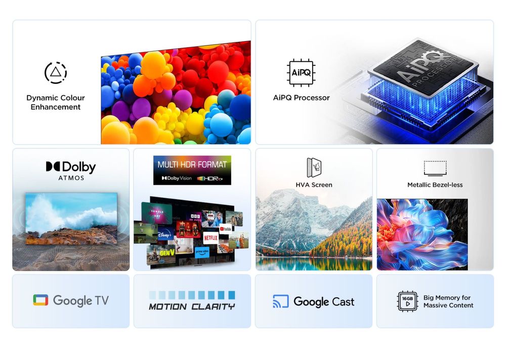 Телевизор TCL 65V6C UHD 4K HDR GoogleTV 2025 Доставка БЕСПЛАТНАЯ