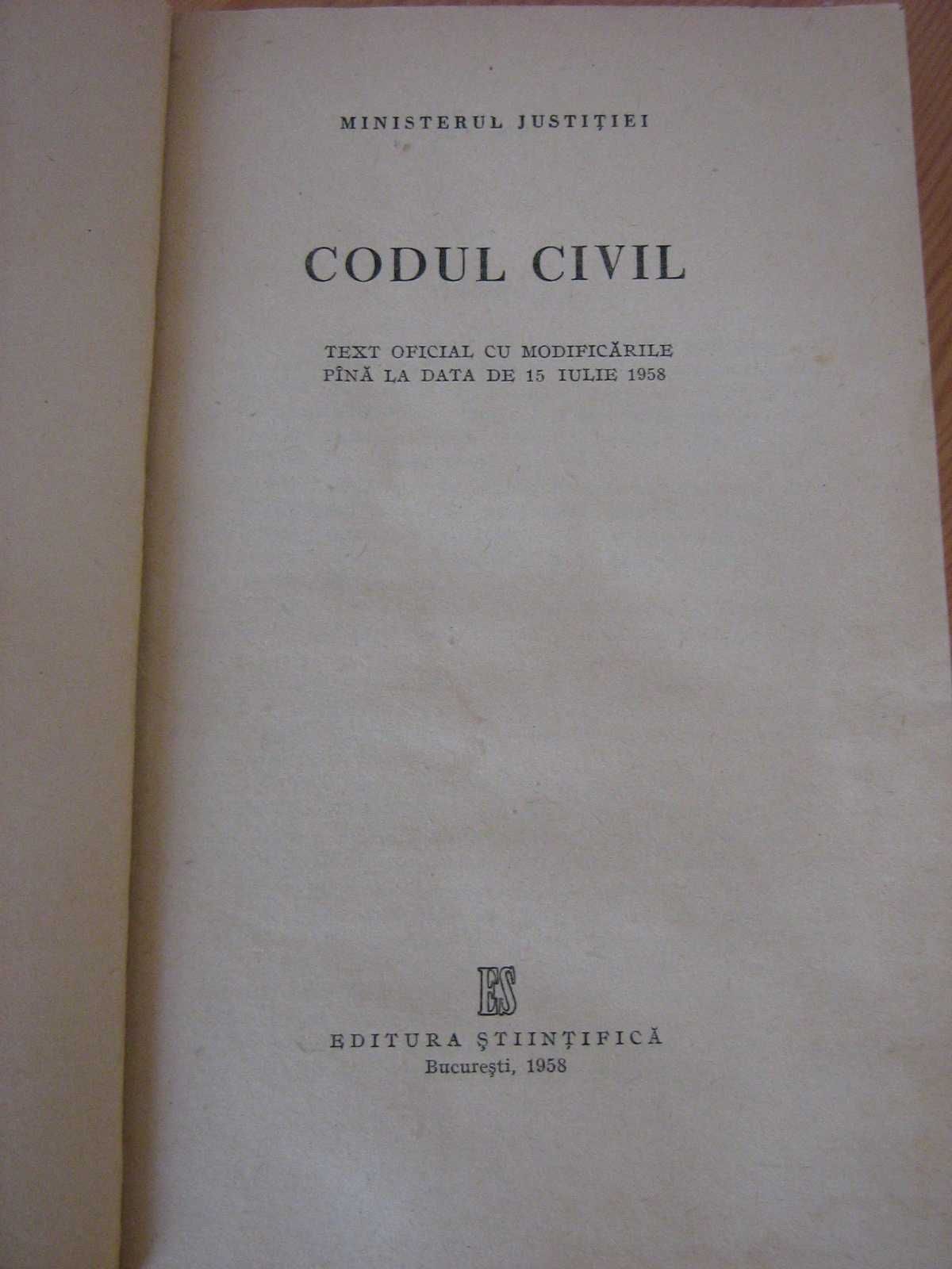 Codul civil din 1958