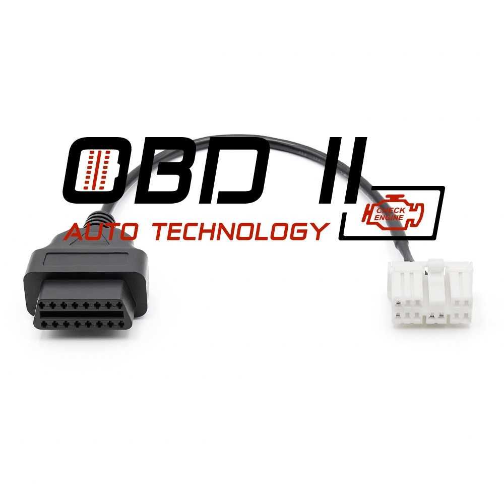 Кабел / Преходник / Адаптер 12 пина Tesla Model S / X  Delphi Autocom