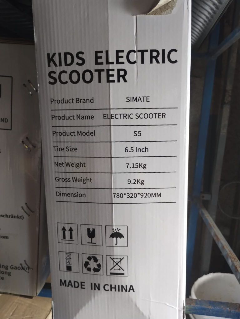 Trotineta electrica copii S5 noua 6-12 ani 15 km/h