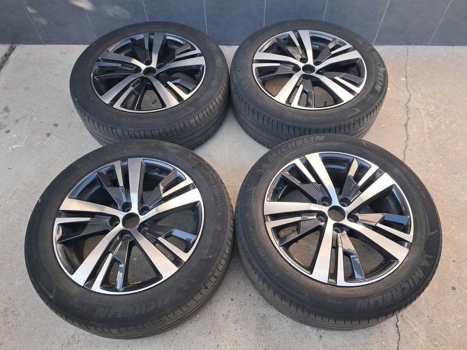 Set roti Peugeot Citroen anvelope vara Michelin 225/55 R18/jante Aliaj