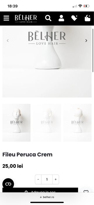 Peruca Belher+stativ