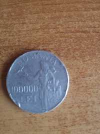 Moneda colecție  100000 lei  de argint Din 1946 cu regele Mihai