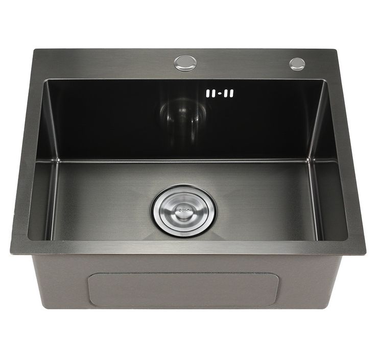 Черная нержавейка мойка кухонный