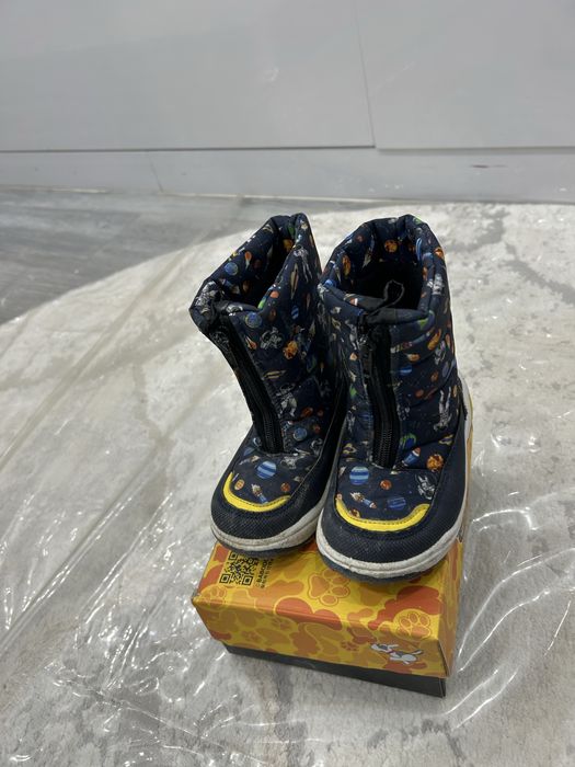 Детские сапоги теплые чистая размер 25