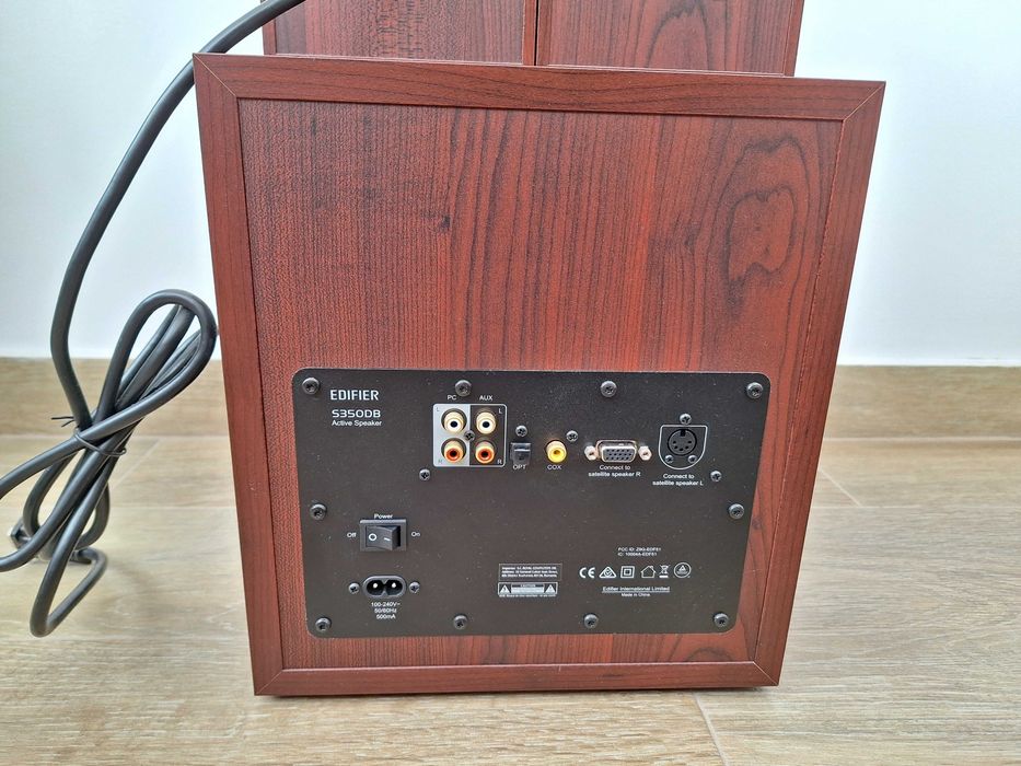 Boxe Edifier 2.1 150W S350DB, bluetooth, telecomanda, brown
