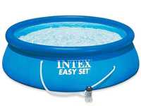 Надуваем басейн, 244х61см, с помпа и филтър, Intex 28108NP