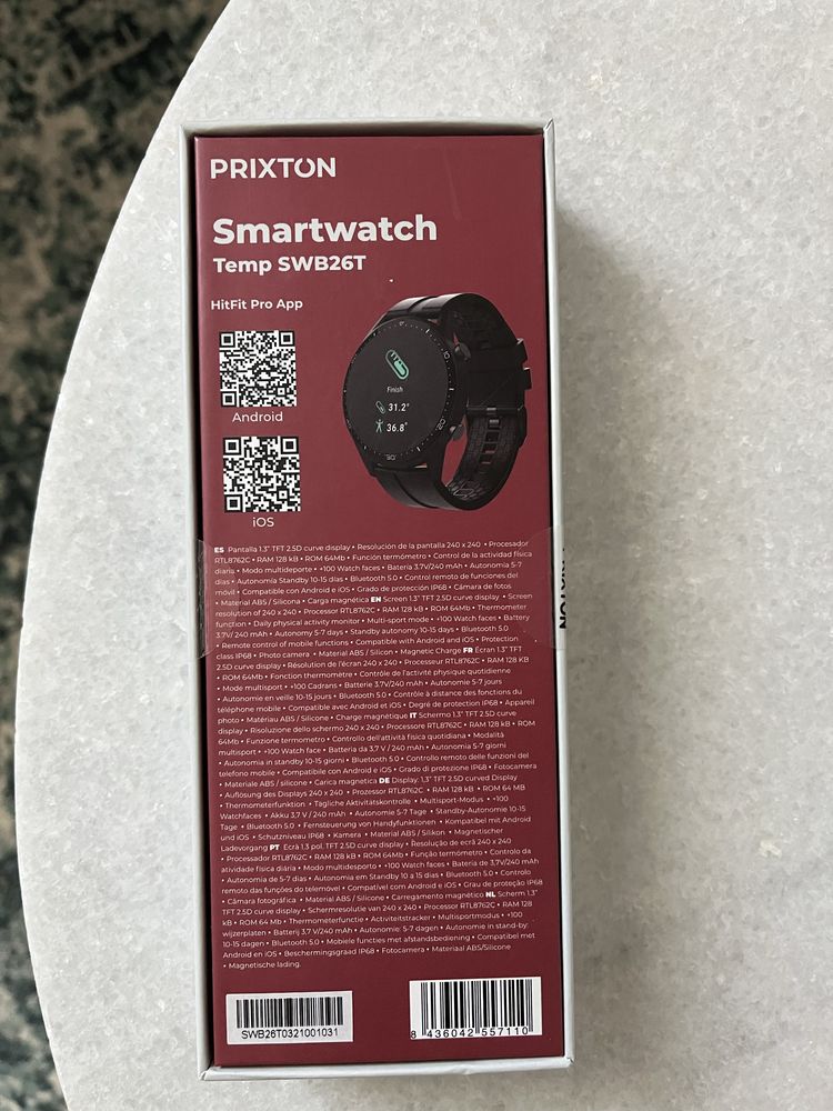 Smartwatch Prixton Temp swb26t