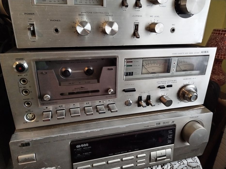 Aiwa AD 6400 cassette deck japonez