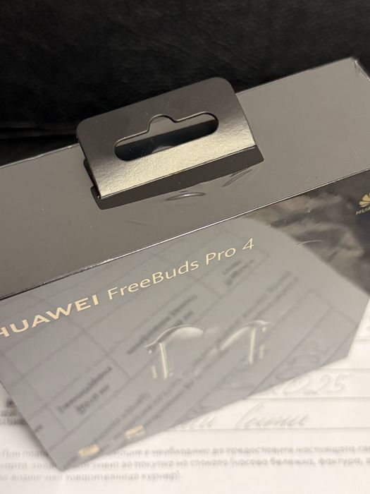 ***ЗАПЕЧАТАНИ Huawei FreeBuds  Pro 4 Vivacom Гаранция 2027 г. Black
