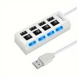 USB Разклонител С Висока Скорост 4 Порта USB Hub 2.0