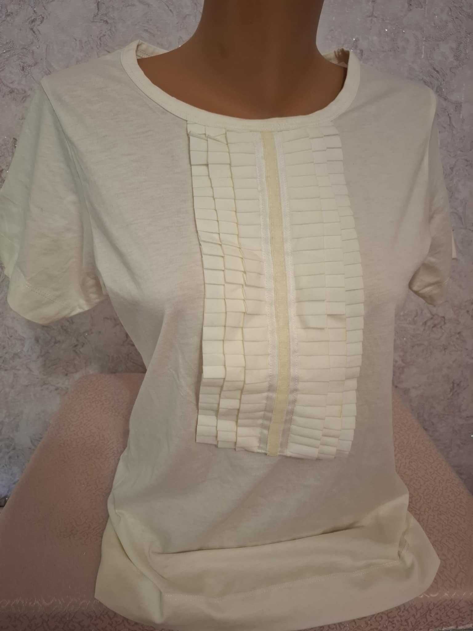 ZARA Бяла Тениска