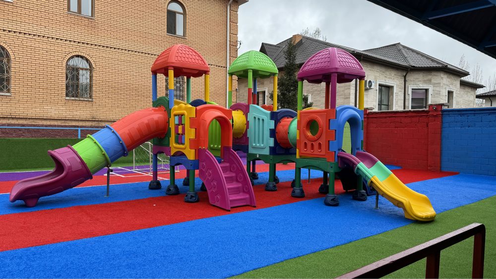 Детские игровые площадки, балалар ойын алаңдары, игровые горки