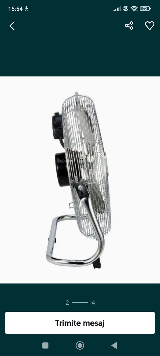 Ventilator inox nou