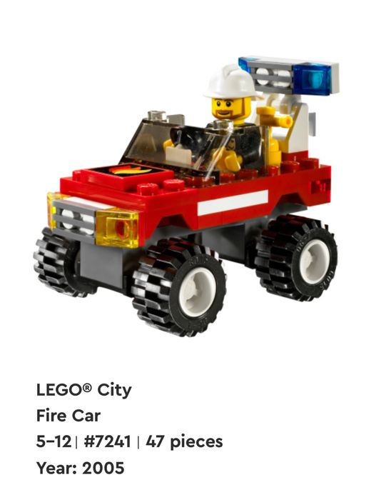 LEGO City 7241 - Fire Car