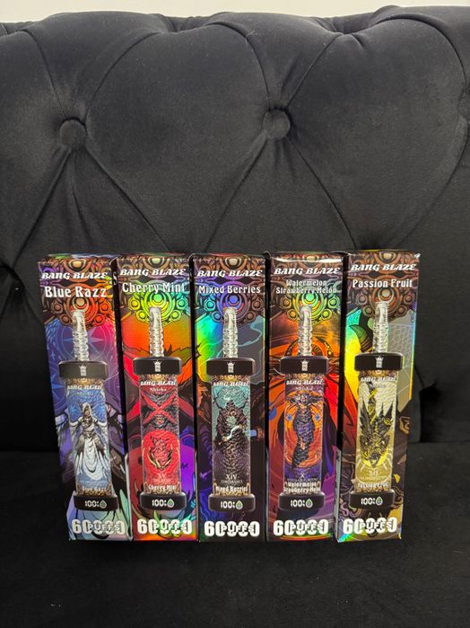 Bang blaze hookalit 60k puffs shisha mini narghilea