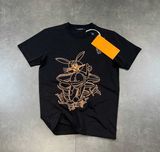 Мъжка тениска на LOUIS VUITTON в черно и бяло