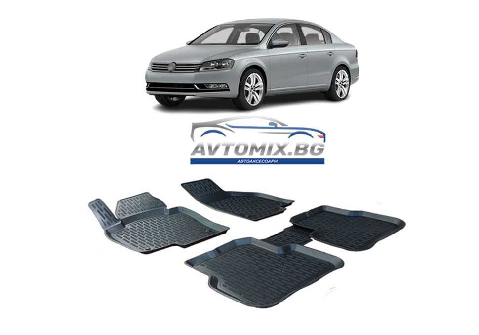 Гумени стелки за VW Passat B7, 2011-2015 г., 3D-PXM-VW-12