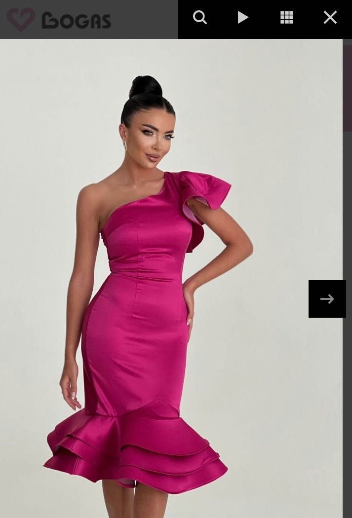 Rochie fucsia  Bogas