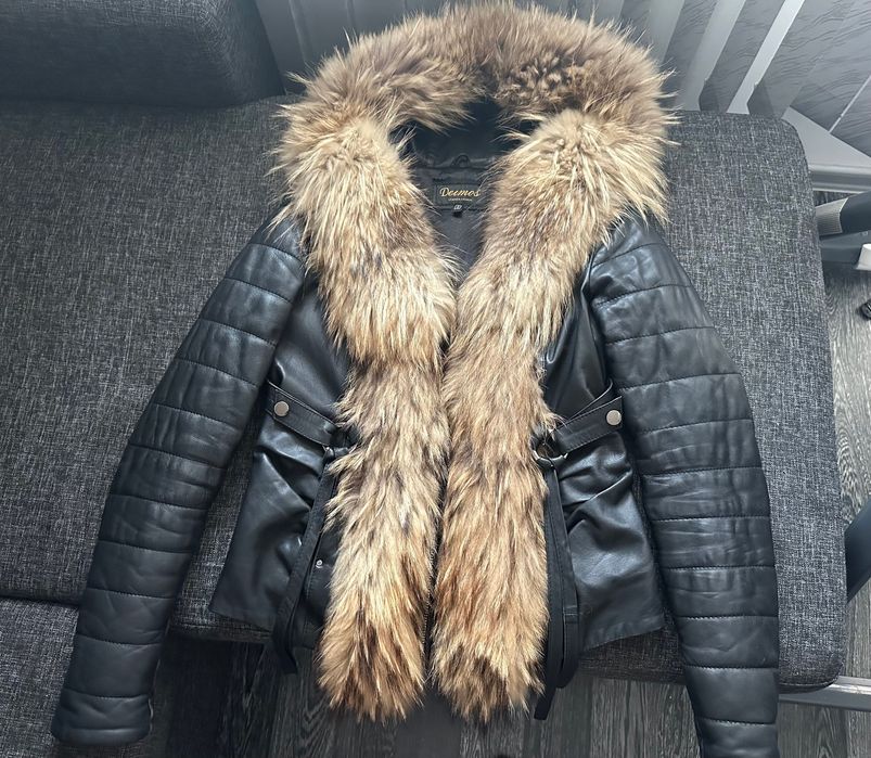 Яке от естествена кожа