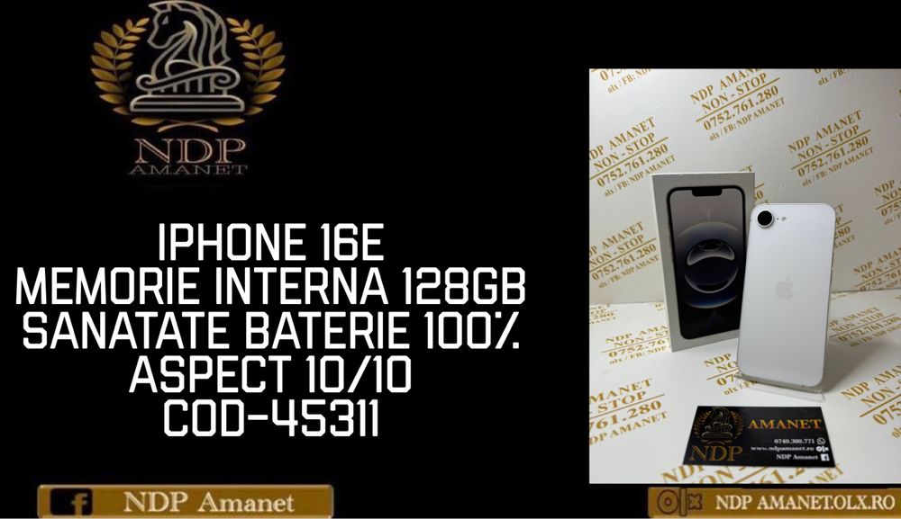 NDP Amanet Braila Iphone 16e( 45311)