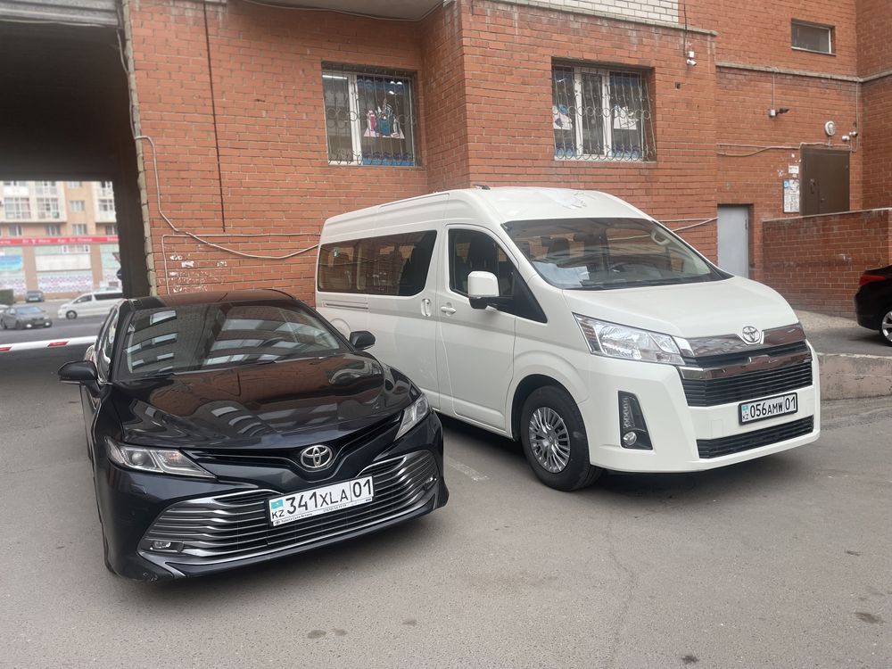 VIP ВИП такси микроавтобус Toyota Haice (Тойота Хайс) Тойота Камри 7О