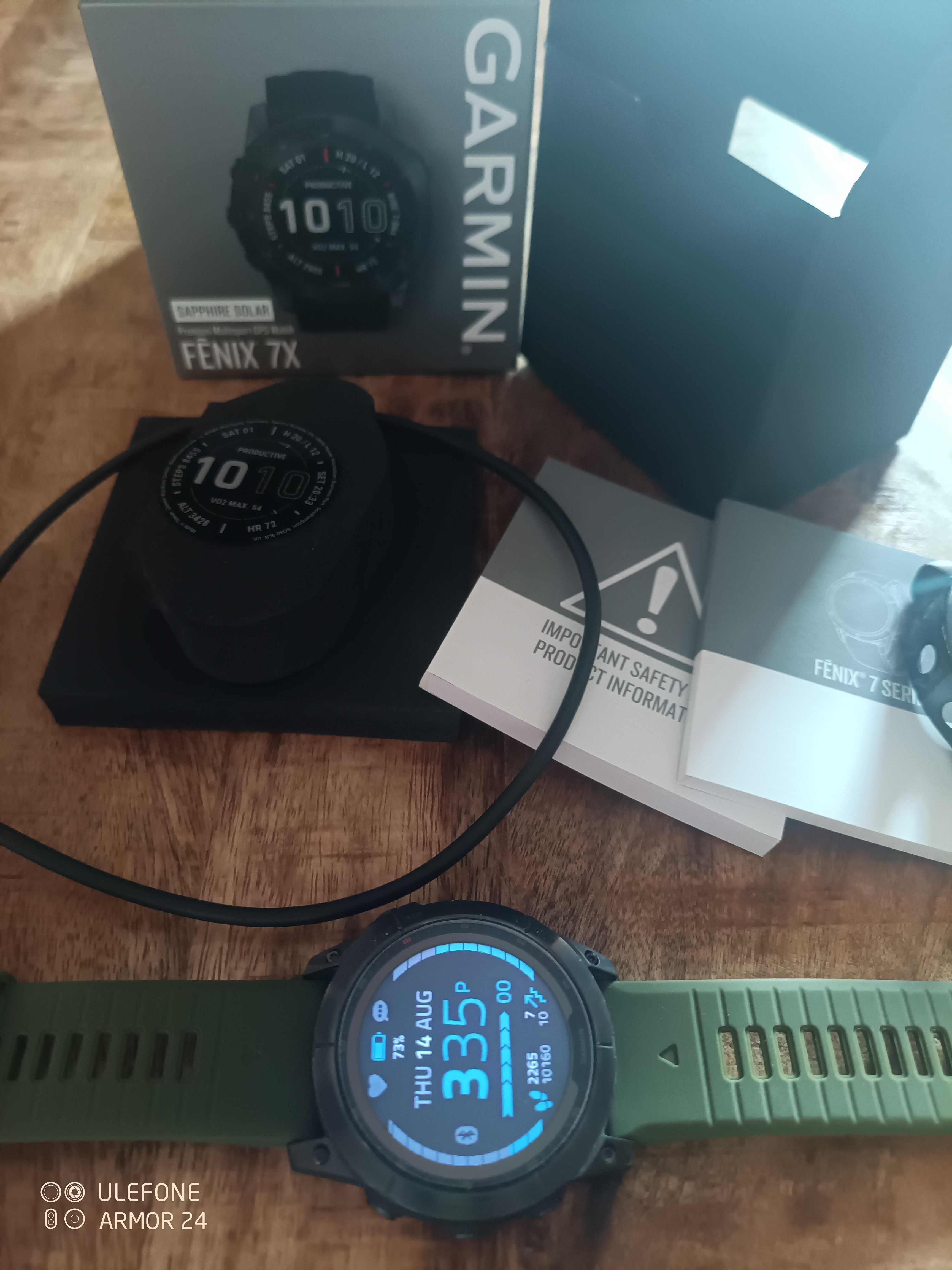 Garmin Fenix 7X Sapphire Solar Edition